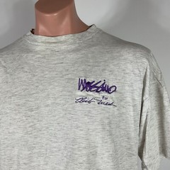 Vtg 90s Mossimo Limited Edition short sleeve Crew Stitched CLUB MED Heathered XL