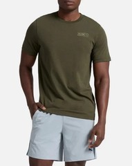 Puma Men’s Logo Active Tee Shirt Stretch Green Size M- 1865556 – No Tag