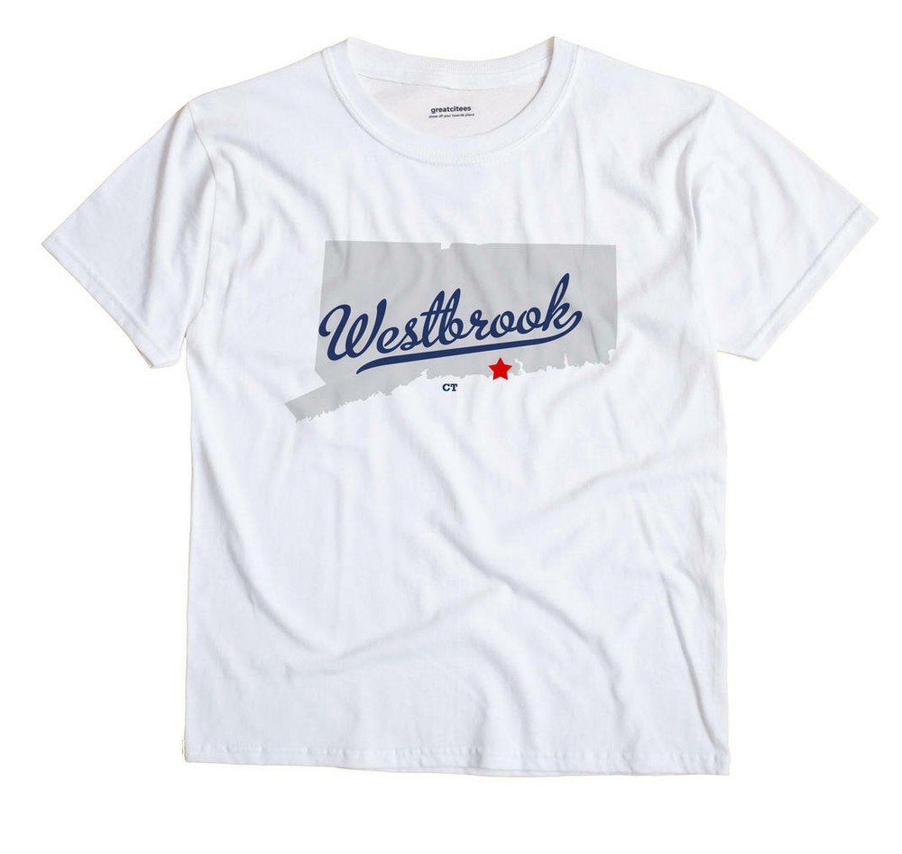Westbrook Connecticut CT Conn T-Shirt MAP