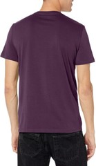 Armani Exchange Men Short Sleeve Pima Cotton Crew Neck Shirt Eggplanet Large