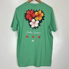 NWT Kappa Men’s Large Authentic Runis T-Shirt Tee Red 100% Cotton Molynes Summer