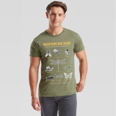Mens Insects Hand Sketch T Shirt Nature Art Design Graphic Tee
