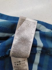 SEASALT CORNWALL Men’s T-Shirt S Blue Striped 100% Cotton Basic