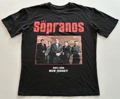 THE SOPRANOS – PHOTO TEE – OFFICIAL HBO BLACK S/S T-SHIRT – TONY PAULIE SILVO