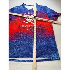 Nike Men’s Dri-FIT Running T-Shirt USA Miler FJ3411-635 Track Size Large NWT