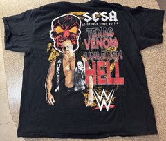 Stone Cold Steve Austin T-Shirt Size 2XL SCSA Texas Venom Double Sided