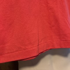 Vintage Single Stitch Hanes Heavyweight 50/50 Red Blank Shirt Size Large
