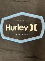 Camiseta Para Hombre Hurley De Manga Corta 100% Algodón Con Logo Estampado