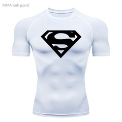 Mens Spider Superhero Compression T-shirts Short Sleeve Gym Tops Tee Tights