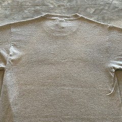 Vintage 90s Single Stitch T-Shirt Mens Small Gray Striped Grayton Beach USA Made