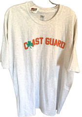 U.S. Coast Guard USCG Shamrock T-Shirt XXL NWT New Grey