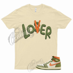 LO T Shirt for 1 High Celadon Sky J Light Olive Bright Mandarin Coconut Milk
