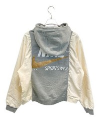NIKE Pullover hoodie Gray x White DD5700-063