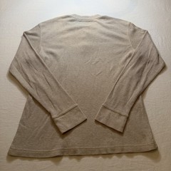 St. John’s Bay Henley Shirt Mens Large Waffle Knit Thermal Base Layer Hiking