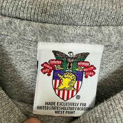 Vintage Army West Point 90’s T-Shirt Mens XL Gray USA Made Military Rayon