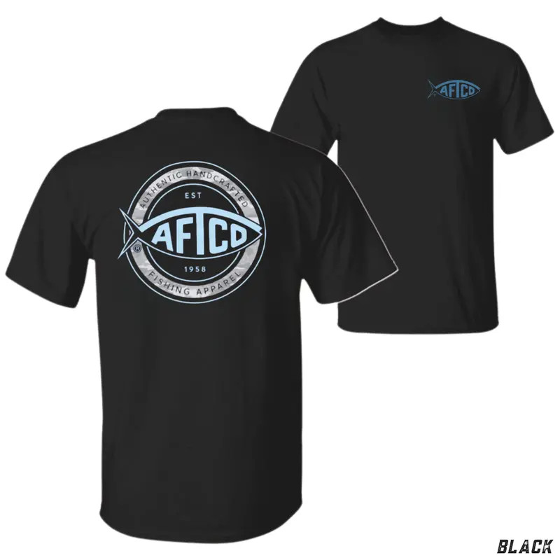 AFTCO Youth Formula Fishing T-Shirt, Vintage Logo Fishing Graphic Tee Apparel