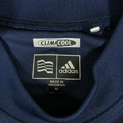 ADIDAS Men Shirt Medium Active Wear ClimaCool Short Sleeve Tee Adult Casual Blue