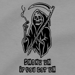 Grim Reaper T Shirt Skull Skeleton Ring Decal Patch Pendant Statue Figure Poster