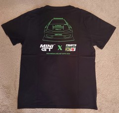 Mini Gt Official T Shirt Fausto Drift life IDE Indonesian Diecast Expo 2024 (XL)