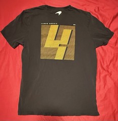 Official McLaren F1 Team Lando Norris #4 Graphic T-shirt Men’s Large Black
