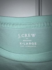 J CREW Mens Short Sleeve T-Shirt Sz XL 100% Cotton