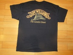 Vintage Don Williams The Gentle Giant Tour Country Music cotton T Shirt Size XL