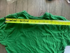 DC Comics Green Lantern Men’s XL Logo T-Shirt Kelly Green Distressed Graphic