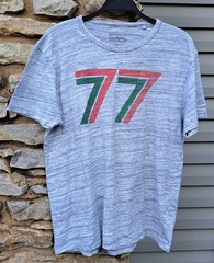Lucky Brand Rally T Shirt Castrol Autosport 77 L Double Sided Gray Marled
