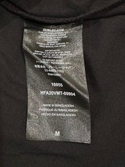 874 NWT Hurley Men’s M Black Rise & Jam CVC Jersey Graphic Long Sleeve T-Shirt