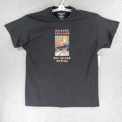 Kilauea Volcano Mens TShirt XL Black Big Island HI Hawaii Lava Kona Marlin