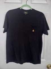 Teddy Fresh T Shirt Men’s Size S Black Short Sleeve Streetwear Pocket Tee