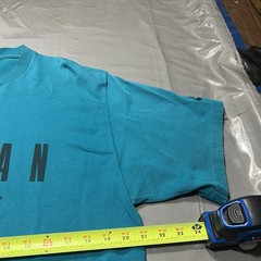 Vintage Nike Air Jordan T Shirt 1990’s Teal Blue Made In USA Single Stitch Sz L