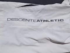 High Quality Japanese Brand Descente Athletic Full Zipper Short Sleeve Jacket M