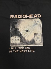 Radiohead Tshirt Amnesiac Era Print Short Sleeve Black T-Shirt BRAND NEW