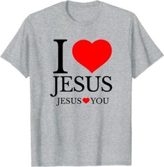 I LOVE JESUS – JESUS LOVES YOU – CHRISTIAN T-Shirt