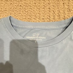 Vineyard Vines Men’s Blue Long Sleeve Pocket T-Shirt Graphic Print S Cotton