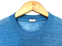 S/M Vtg 70s Blue Blank Paper Thin Burnout Distressed Skate Dogtown 50/50 T-Shirt
