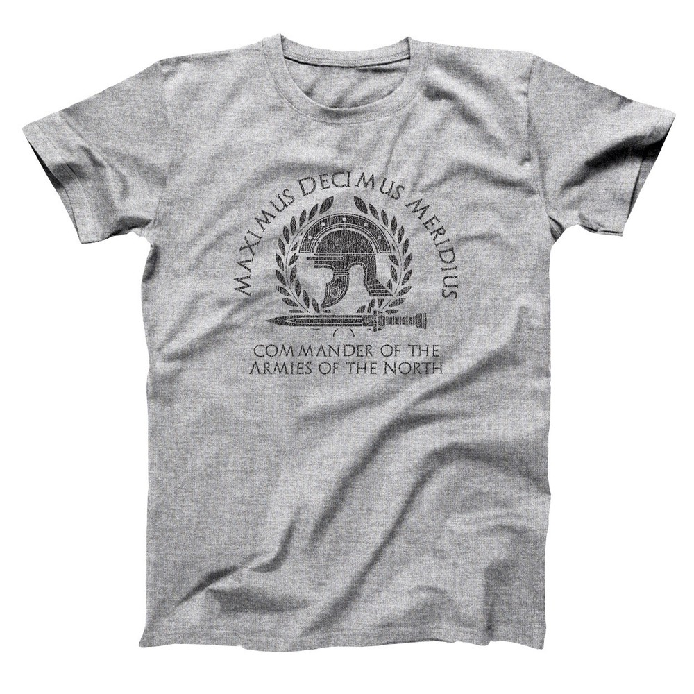 Maximus Decimus Meridius Gladiator Rome Movie Latin Gray Basic Men’s T-Shirt