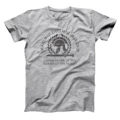 Maximus Decimus Meridius Gladiator Rome Movie Latin Gray Basic Men’s T-Shirt