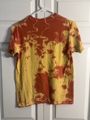Space Jam A New Legacy Tune Squad Tie Dye Orange Yellow Shirt Size S (A1)
