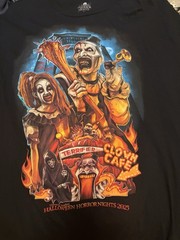 Universal Studios Halloween Horror Nights 2025 Terrifier Art the Clown Cafe 2XL