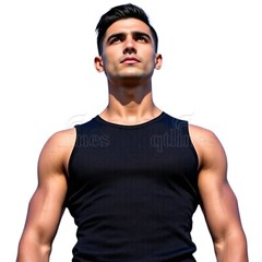 Men Black Vest 3 -6 -12 Pack Cotton Summer Tank Top Gym Plain Boys Vests S -3XL