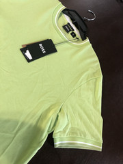 Hugo Boss Men’s SZ XL Short Sleeve BOSS Tessler Tipped Slim Fit T-Shirt Green
