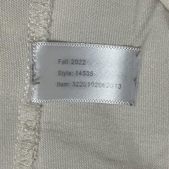 Marine Layer Shirt Mens Large White Striped Long Sleeve Crew Neck Relaxed Logo
