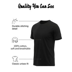 Personalized Text Photo Logo Custom T-Shirt Heat Transfer Print Unisex Gift Tee