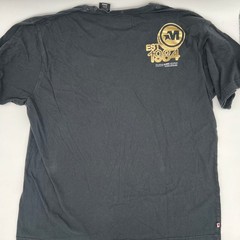 Mecca Men’s T-Shirt Black 2XL Graphic EST 1984 Gold Block Letter Fast Shipping!!