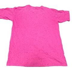90s Vaporwave Neon Graphic T Shirt Pink Paint Splatter Men’s Large