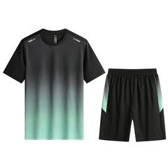 2025 Summer New Men’s Set Casual T-shirt Short Sleeve Shorts Sports and Leisure