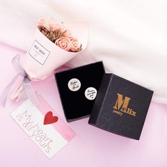 Father of The Bride Cufflinks Forever Your Little Girl Stainless Steel Gift