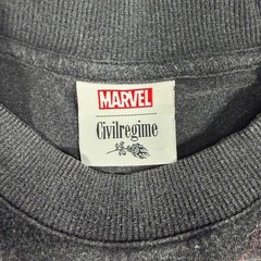 Civil Regime x Marvel Spiderman’s Wrath Oversized Tee Vintage Black Large L New
